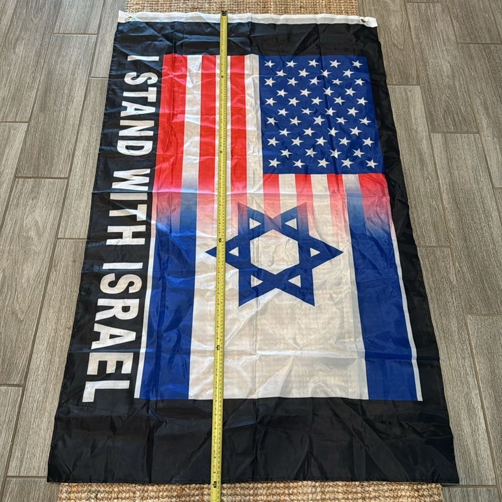 Nylon Flag- USA/ ISREAL - Picture 5 of 6